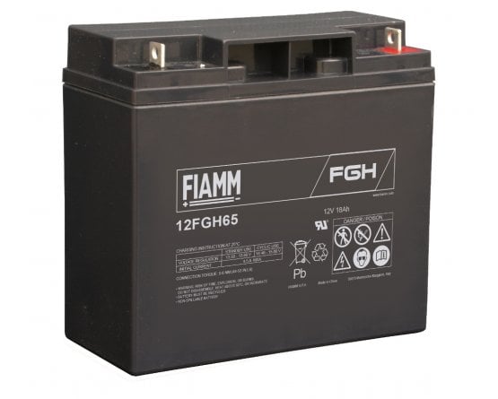 12V/18Ah FIAMM 5 Years High Rate VRLA battery 12FGH65