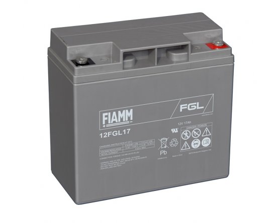 12V/17Ah FIAMM 10 Years VRLA battery 12FGL17