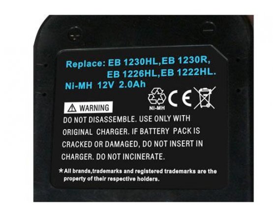 Hitachi DB 12DM2 battery 320386 12v/2Ah NiMH