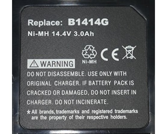 AEG BS 14 G battery B1414G 14,4v/3Ah NiMH