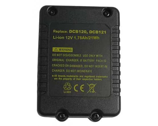 Dewalt DCD700 batteri DCB120 12v/1,5Ah Li-Ion