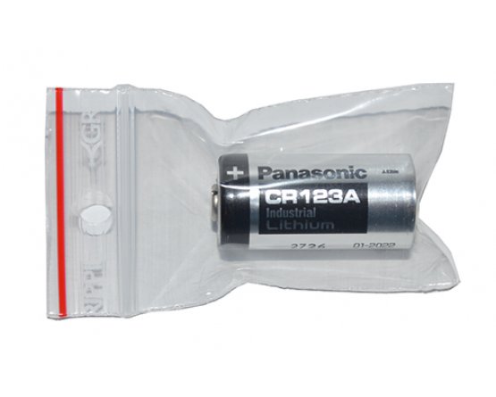 CR123A Lithium battery Panasonic Industry pack