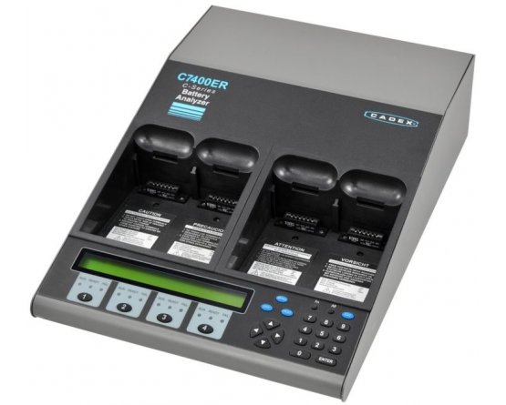 Cadex C7400ER professional battery analyzer 1,2-36V 