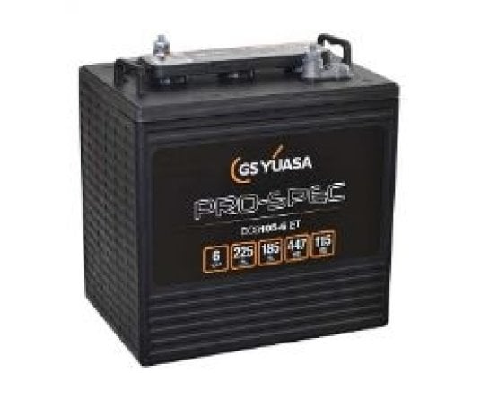 6V/225Ah Yuasa VRLA battery over 500 cyclic design life
