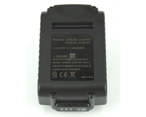 Dewalt DCS381 batteri DCB200 20V/4Ah