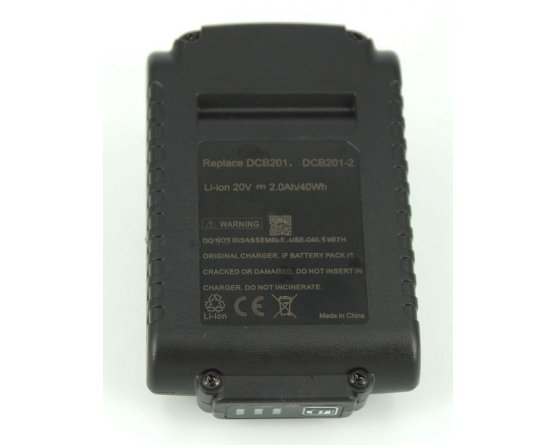 Dewalt DCS381 batteri DCB201 20V/2,0Ah