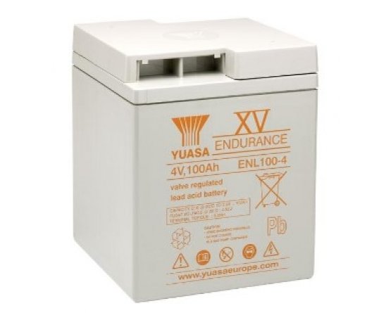 4V/100Ah Yuasa Lead Acid battery over 12 year ENL100-4