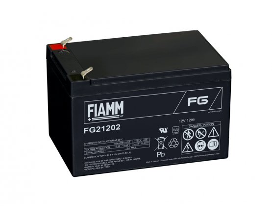 12V/12Ah FIAMM 5 Years VRLA battery FG21202