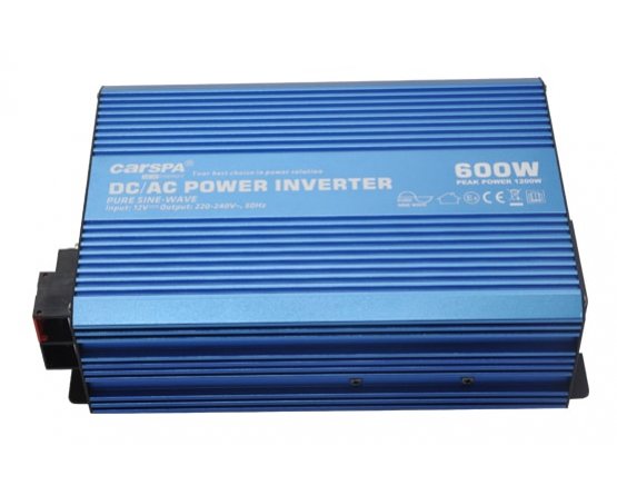 Inverter Pure Sine Wave 24VDC/230VAC 600W