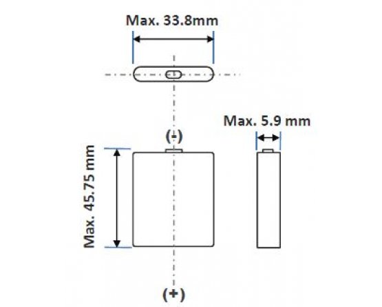 Lithium Ion battery Panasonic NCA-593446