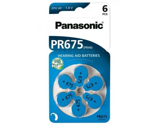 PR675HEP Panasonic micro battery 6 pieces