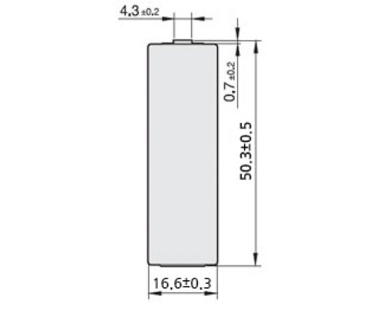 Tekcell Lithium A battery SB-A01
