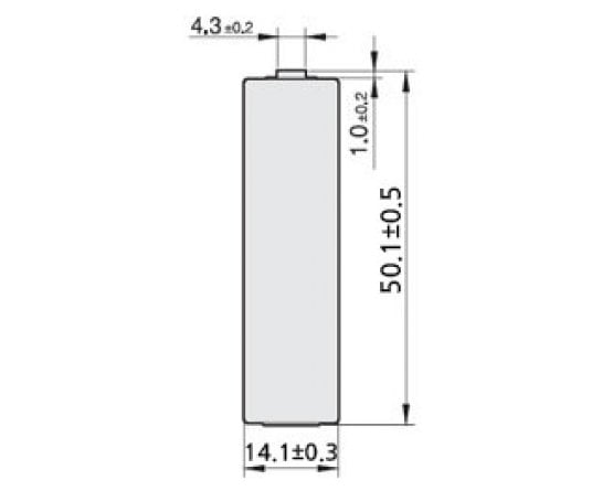 Tekcell Lithium AA battery SB-AA11P