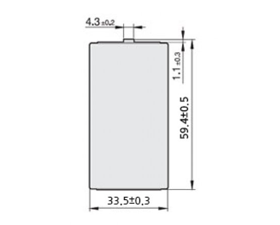 Tekcell Lithium D battery SB-D02