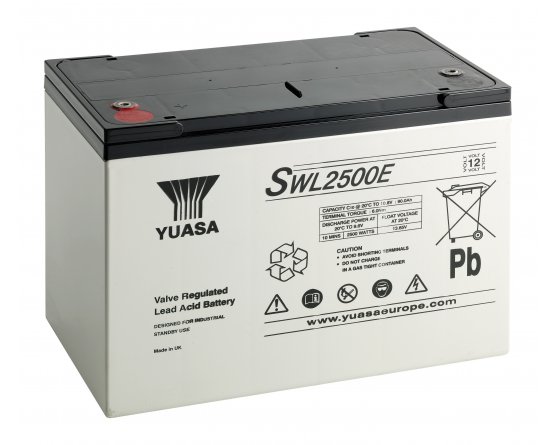 12V/93,6Ah Yuasa 10-12 years VRLA battery SWL2500EFR