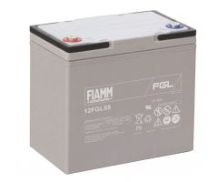 12V/55Ah FIAMM 10 Years VRLA battery 12FGL55