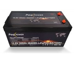 12V (12,8V) 300Ah 3840Wh LiFePO4 PaqPOWER battery