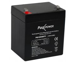 12V/4.5Ah PaqPOWER VRLA battery 5 years Superior