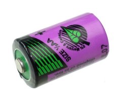 Size 1/2AA Tadiran 3,6V Lithium battery