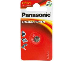 CR1025/1BP Lithium Knapcelle batteri Panasonic