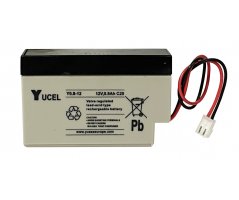 12V/0,8Ah lead acid battery Yucel Y0.8-12 JST VHR-2N