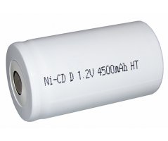 NiCd D-SIZE battery 1,2V 4500mAh flat top