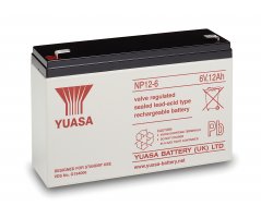 6V/12Ah Yuasa 3-5 years VRLA battery NP12-6