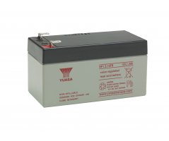 12V/1,2Ah Yuasa 3-5års  VRLA battery NP1.2-12FR