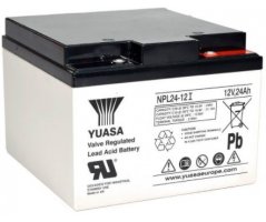 12V/24Ah Yuasa 10-12 years Blybatteri NPL24-12I