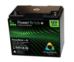 PowerBrick LiFePO4 battery 12V/45Ah