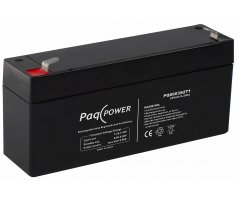 6V/3.2Ah PaqPOWER VRLA battery 5 years Superior