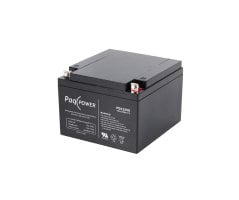 12V/25Ah PaqPOWER VRLA battery 5 years Superior