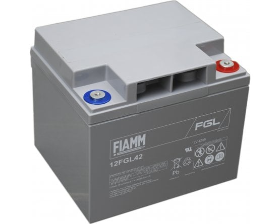 12V/42Ah FIAMM 10 Years VRLA battery 12FGL42