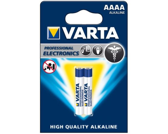 Alkaline AAAA Varta battery 4061, LR61