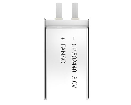 Fanso 3V lithium battery 550mAh Ultra-Thin