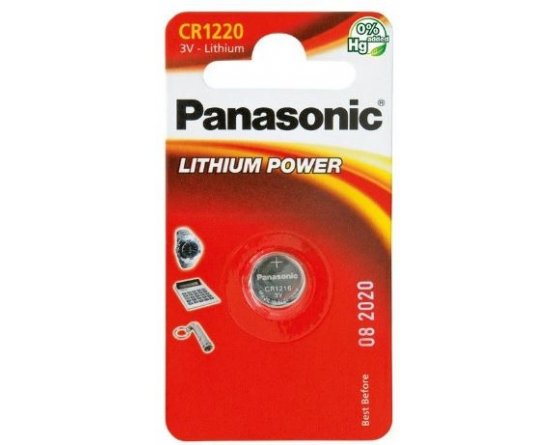 CR1220/1BP Lithium coin battery Panasonic