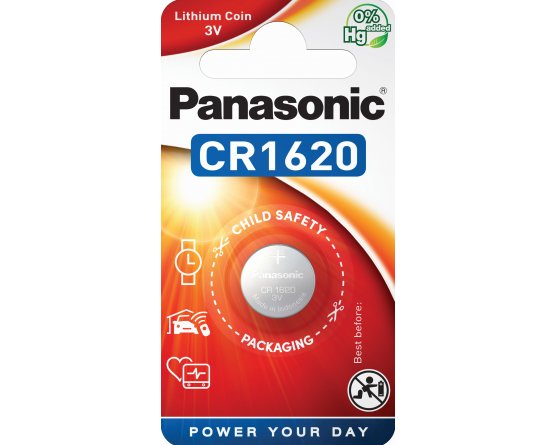 CR1620/1BP Lithium coin battery Panasonic