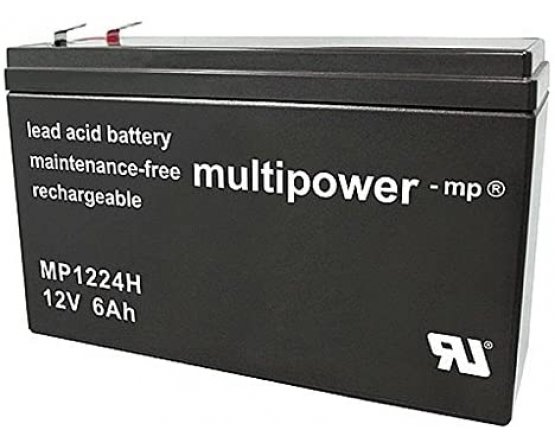 12V/6A Lead Acid battery Multipower High Rate