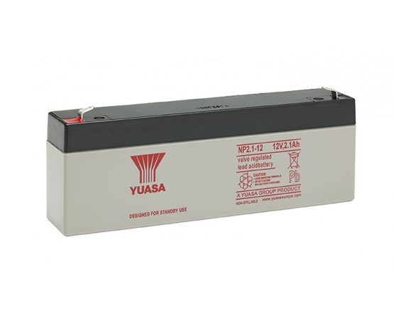 12V/2,1Ah Yuasa 3-5 years VRLA battery NP2.1-12
