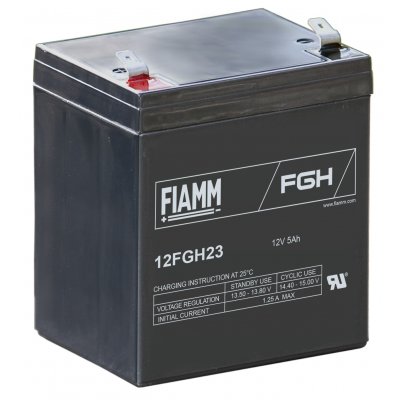 12V/5Ah FIAMM 5 Years High Rate VRLA battery 12FGH23