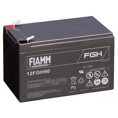 12V/12Ah FIAMM 5 Years High Rate VRLA battery 12FGH50