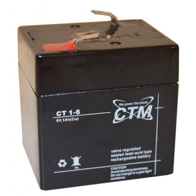 6V/1Ah VRLA battery CTM FP610