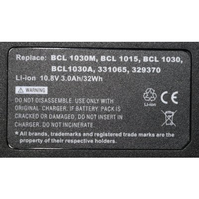 Hitachi CJ 10DL battery BCL 1015 10,8v/4Ah Li-Ion