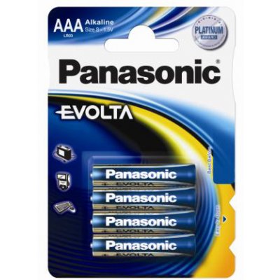 AAA/LR03 Panasonic Evolta battery 4 blisterpack