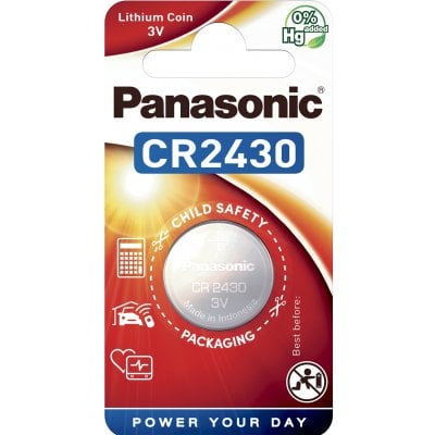CR2430/1BP Lithium coin battery Panasonic