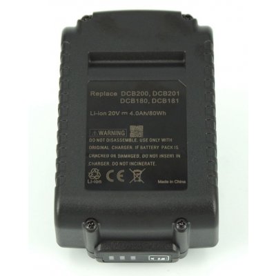 Dewalt DCS381 batteri DCB200 20V/4Ah