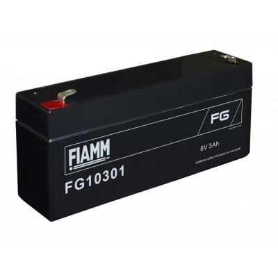 6V/3Ah FIAMM 5 Years VRLA battery FG10301