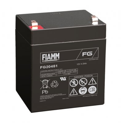 12V/4.5Ah FIAMM 5 Years VRLA battery FG20451