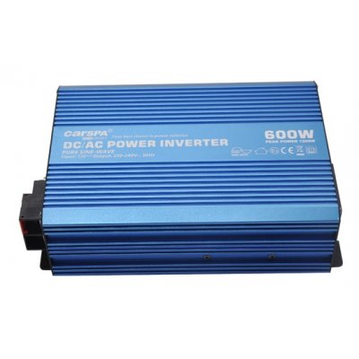 Inverter Pure Sine Wave 24VDC/230VAC 600W