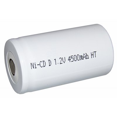 NiCd D-SIZE battery 1,2V 4500mAh flat top